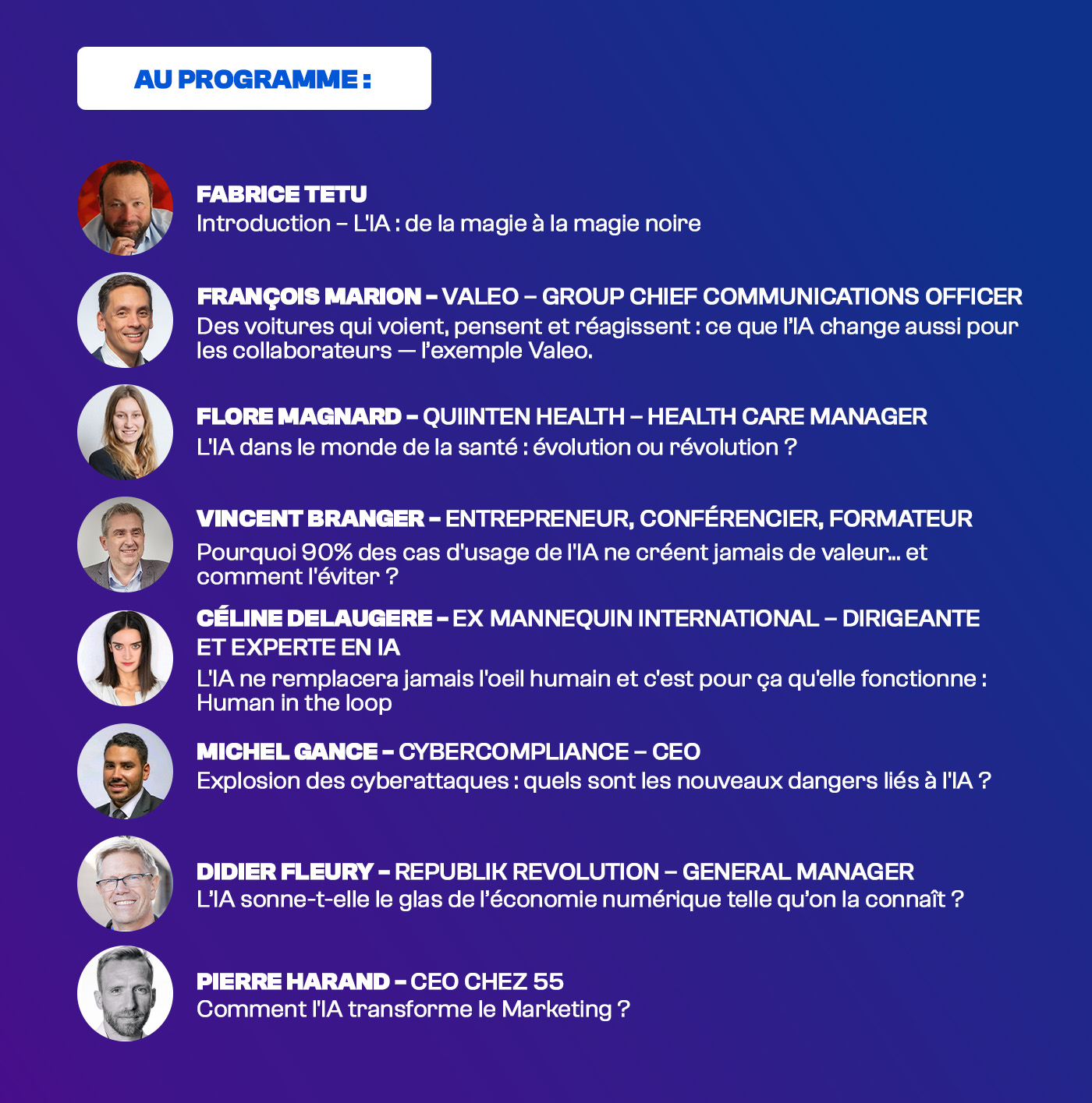 programme maj programme maj